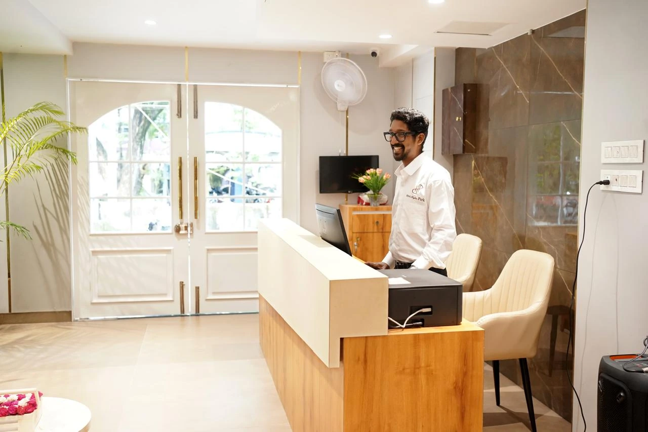 Hotel reception